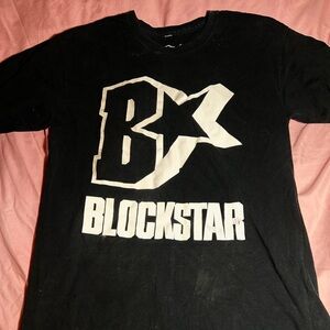 black blockstar tee